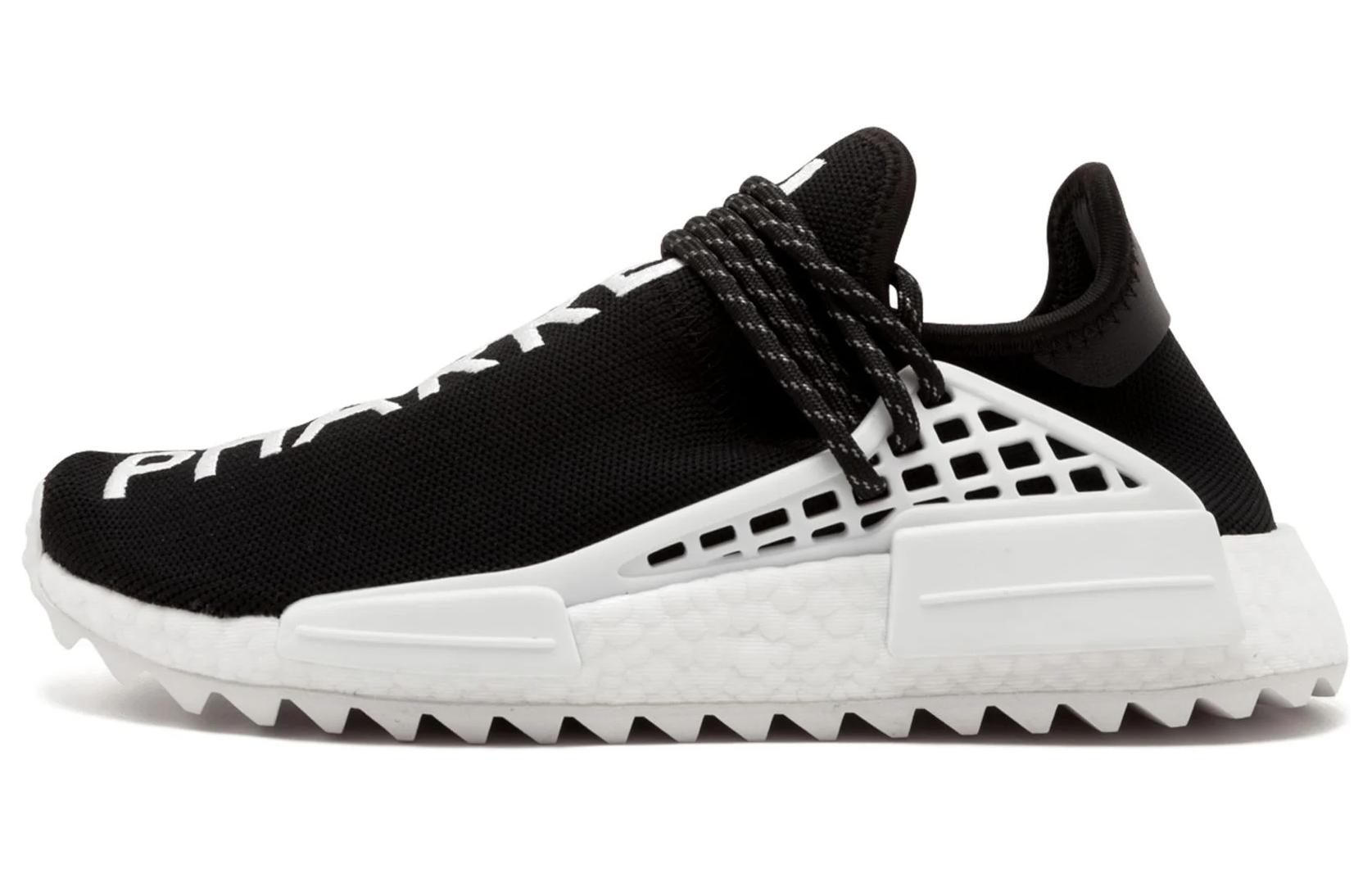 Кроссовки унисекс Adidas Originals Human Race NMD Pharrell X Chanel черные-белые, 38 EU