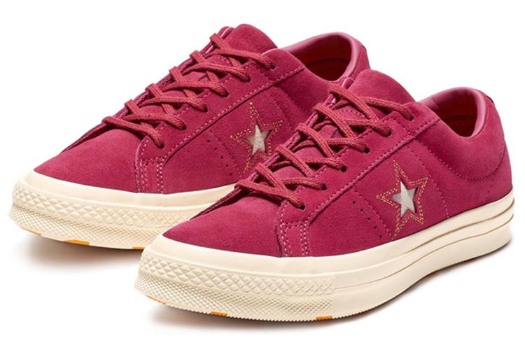 Кеды унисекс Converse Chuck Taylor One Star Ox темно-красные, 35 EU