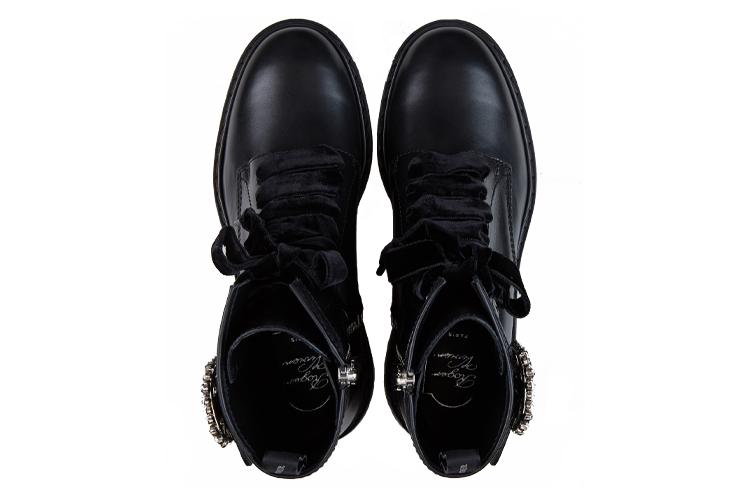 Ботинки женские Roger Vivier Viv' Rangers черные, 35 EU