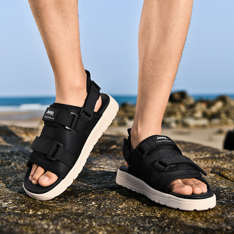 Сандалии мужские Jeep Outdoor Collection J121291571 черные, 38 EU