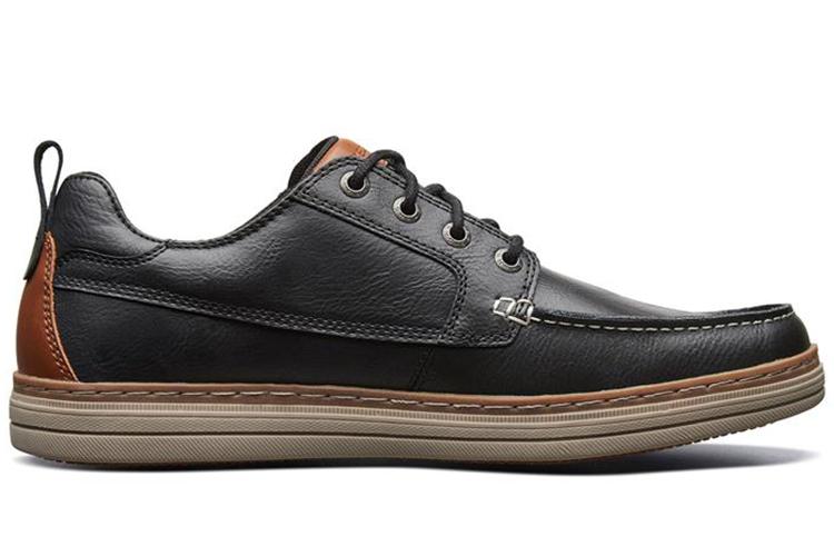 Кроссовки мужские Skechers Heston черные-коричневые, 44 EU