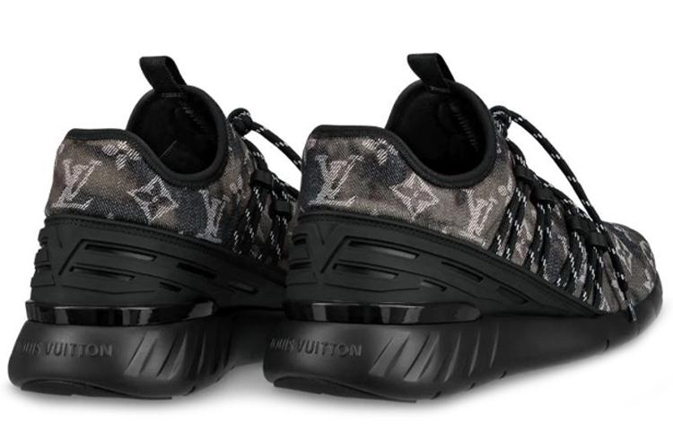Кроссовки мужские LOUIS VUITTON Fastlane черные монограмм, 41 EU