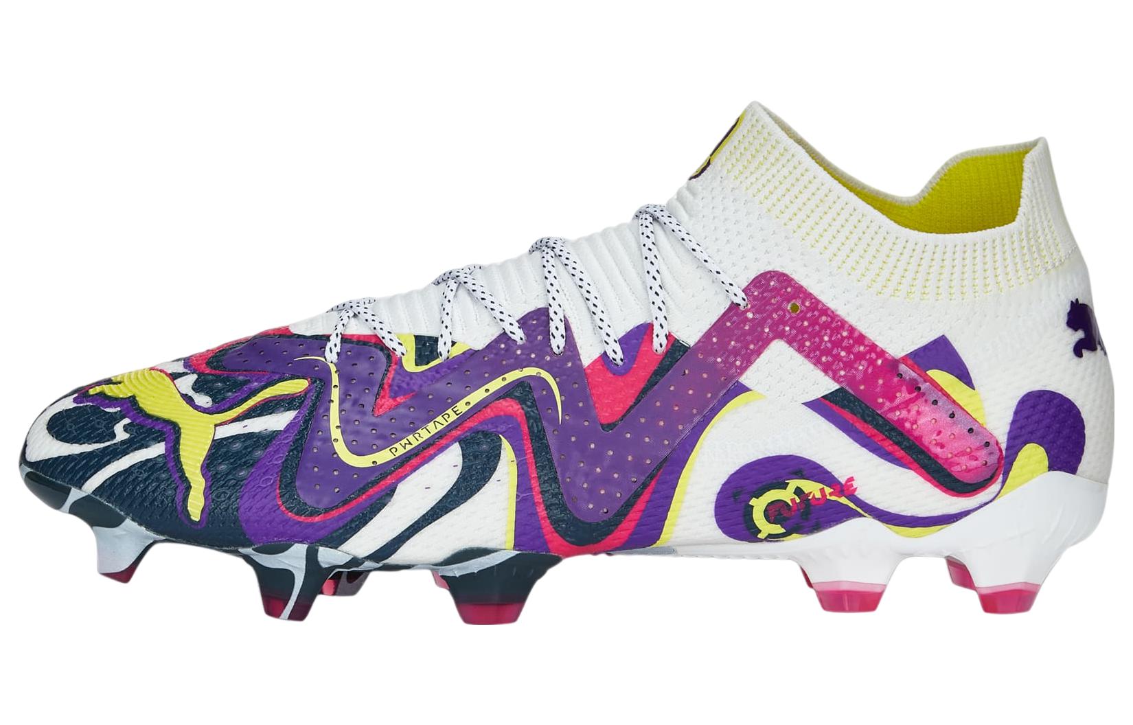 Футбольные бутсы PUMA Future Ultimate Creativity FG белые мультиколор