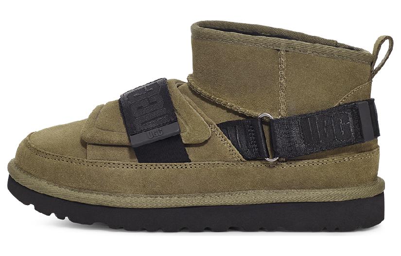 Угги женские UGG Classic Ultra Mini Hybrid оливковые