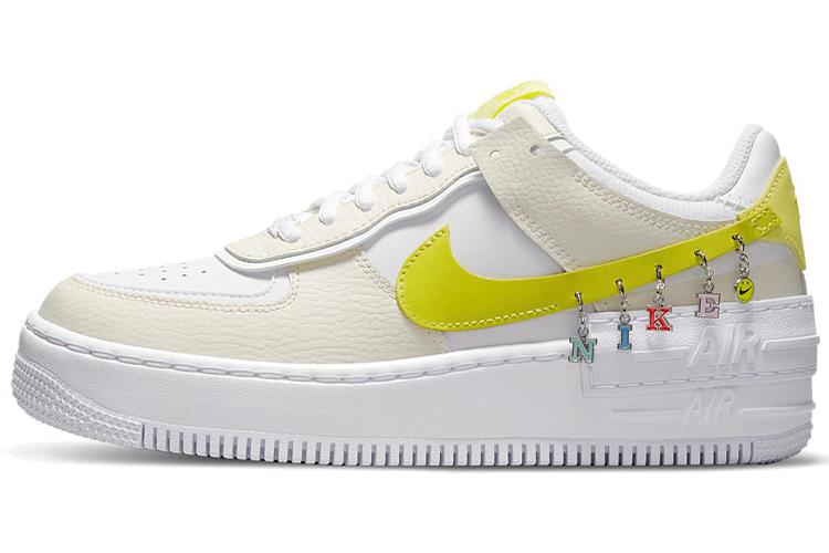Кеды женские Nike Air Force 1 Low Shadow SE Have A Nike Day белые-желтые, 42 EU