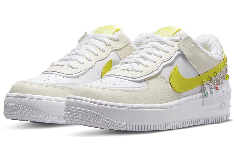 Кеды женские Nike Air Force 1 Low Shadow SE Have A Nike Day белые-желтые, 42 EU