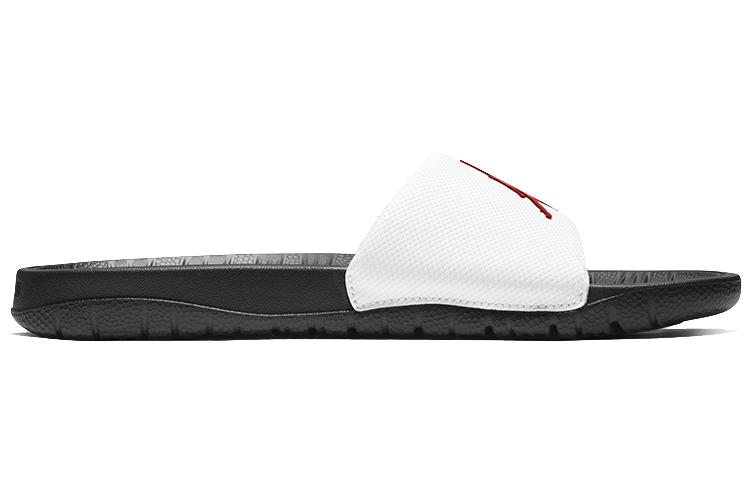 Шлепанцы мужские Air Jordan Break Slide белые, черные, 41 EU