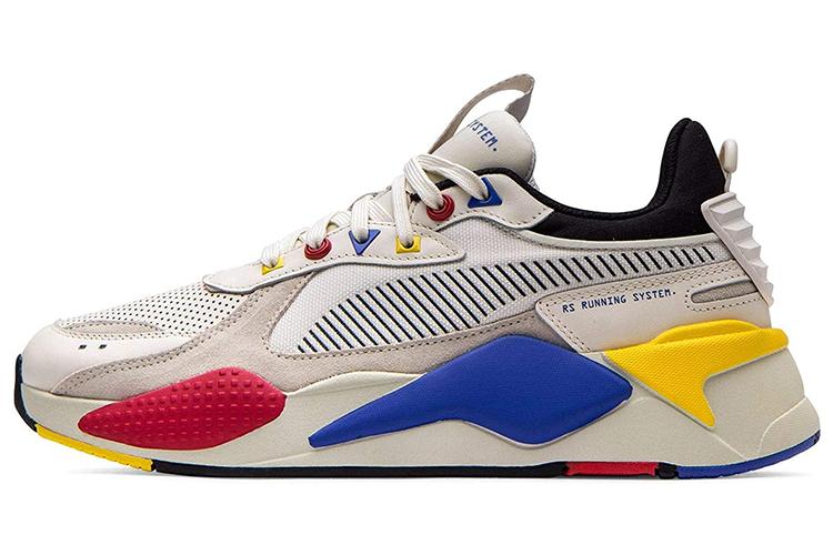 Кроссовки унисекс PUMA RS-X Color Theory белые-голубые, 42.5 EU