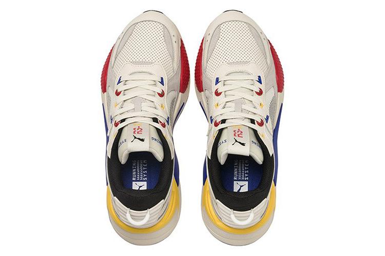 Кроссовки унисекс PUMA RS-X Color Theory белые-голубые, 42.5 EU