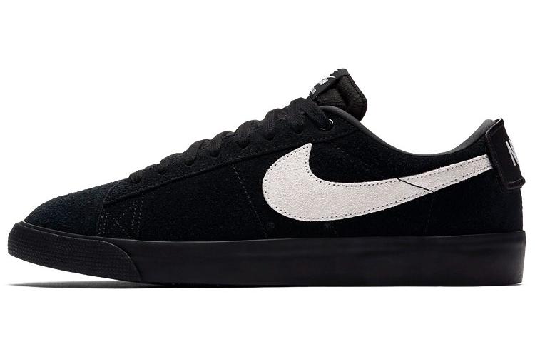 Кроссовки унисекс Nike SB Blazer Zoom Low GT черные, 38 EU