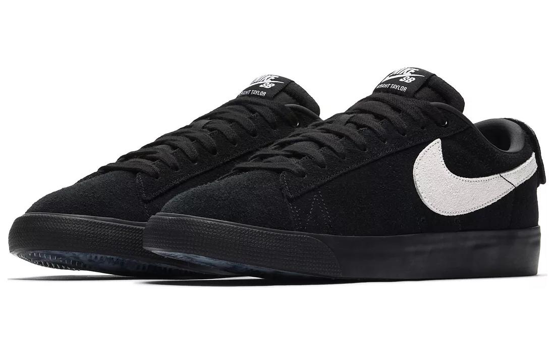 Кроссовки унисекс Nike SB Blazer Zoom Low GT черные, 38 EU