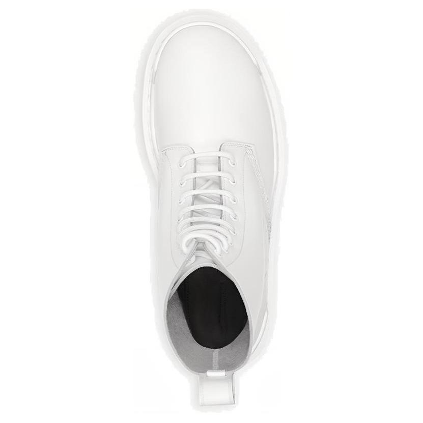 Ботинки женские Balenciaga Strike Lace Up белые, 36 EU
