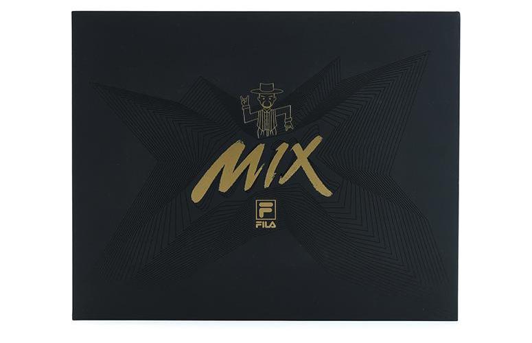 Кроссовки мужские FILA MIX черные золотые, 42 EU