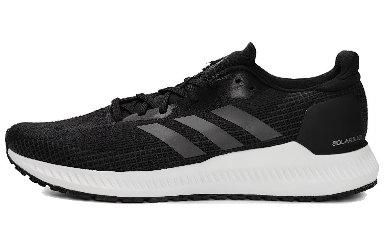 Велотуфли мужские Adidas Solar Blaze черно-серые, 40 EU