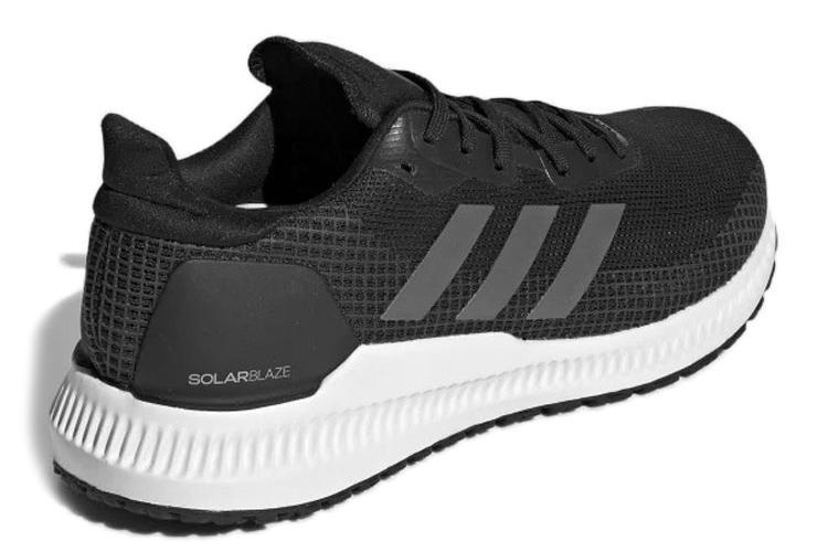Велотуфли мужские Adidas Solar Blaze черно-серые, 40 EU