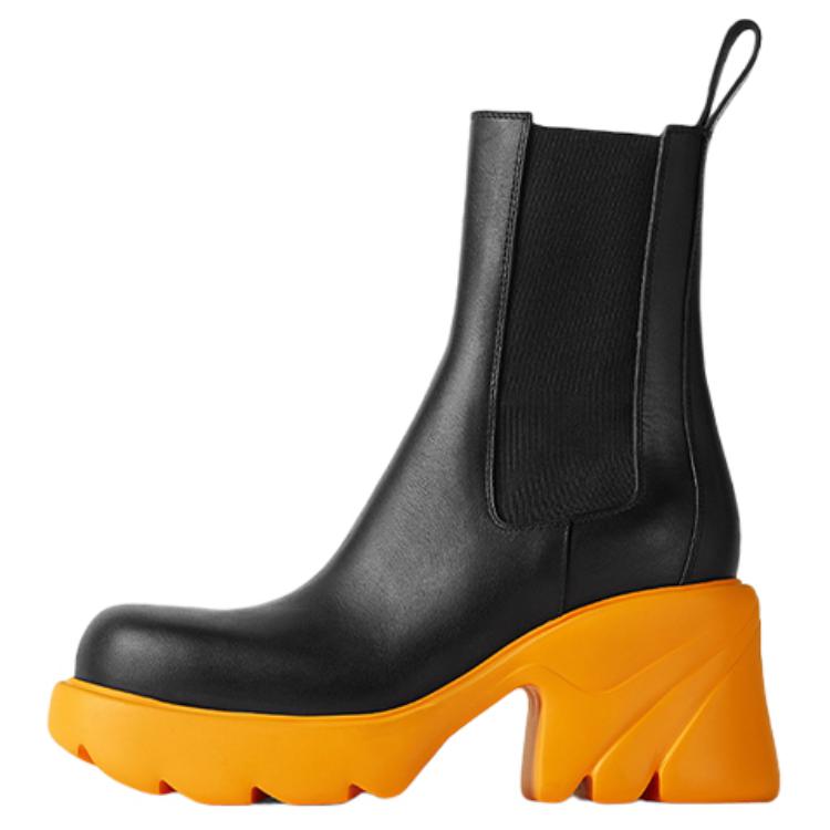 Ботильоны женские Bottega Veneta Flash Boots черные, 37 EU