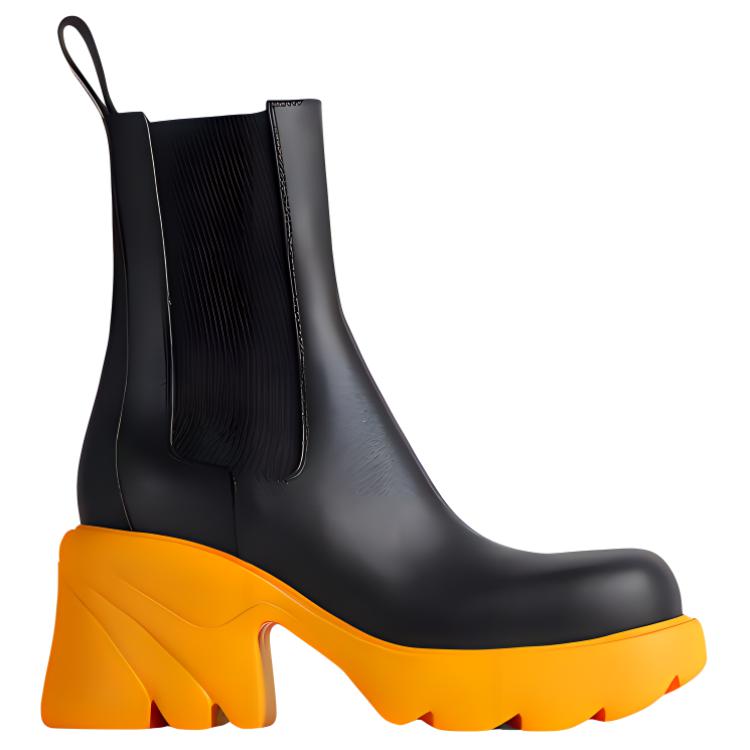 Ботильоны женские Bottega Veneta Flash Boots черные, 37 EU