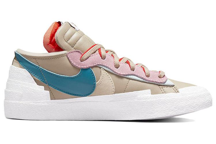Спортивные кеды унисекс Nike Blazer Low Sacai Kaws, reed, 42.5 EU