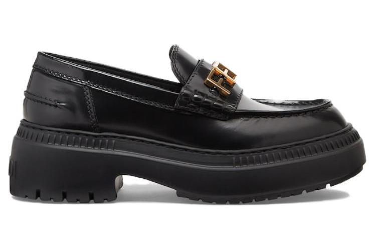 Лоферы женские FENDI 8D838369FF0QA1 черные, 39 EU