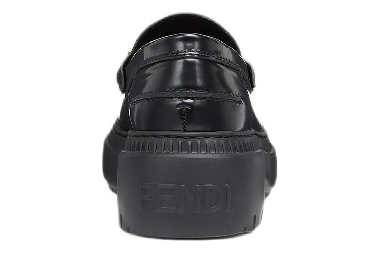 Лоферы женские FENDI 8D838369FF0QA1 черные, 39 EU