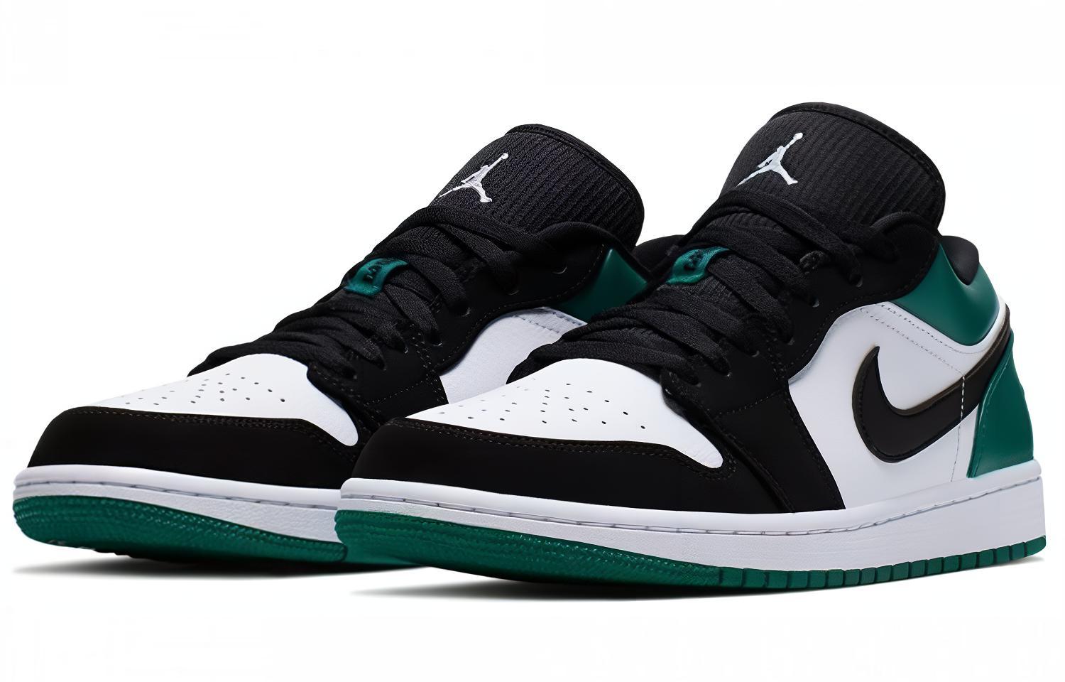 Кроссовки унисекс Air Jordan 1 Low винтажные, mystic green, 45 EU