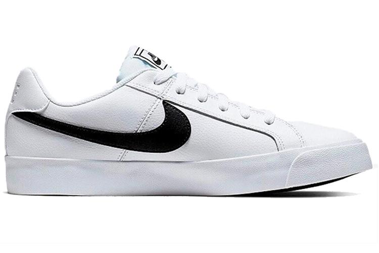 Кеды унисекс Nike Court Royale AC белые, черные, 42.5 EU