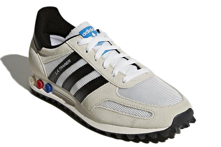 Кроссовки унисекс Adidas La Trainer OG, бежевые-черные, 36 EU