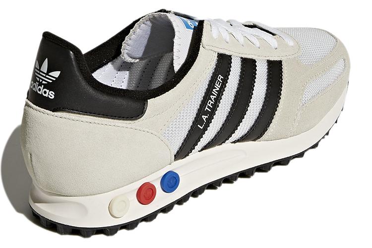 Кроссовки унисекс Adidas La Trainer OG, бежевые-черные, 36 EU