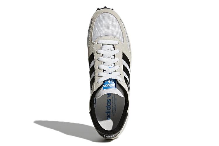 Кроссовки унисекс Adidas La Trainer OG, бежевые-черные, 36 EU