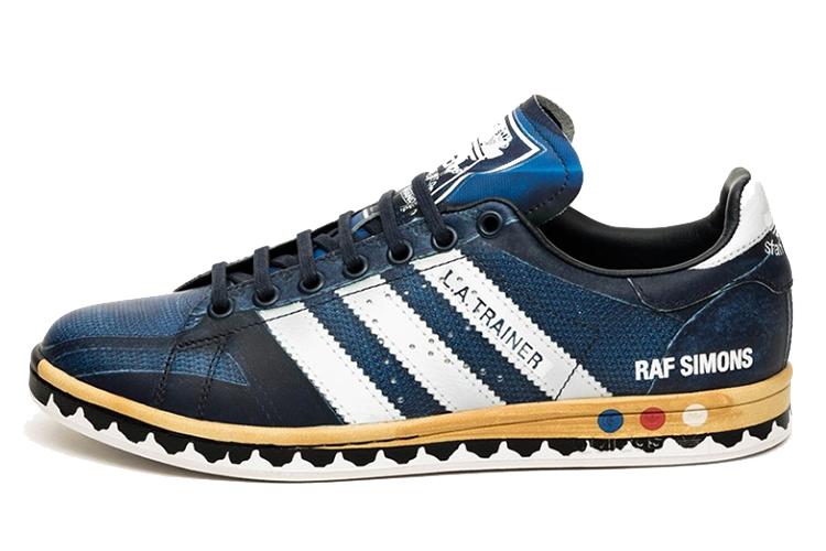 Кеды унисекс Adidas Stan Smith X Raf Simons La Trainer, синий-белый