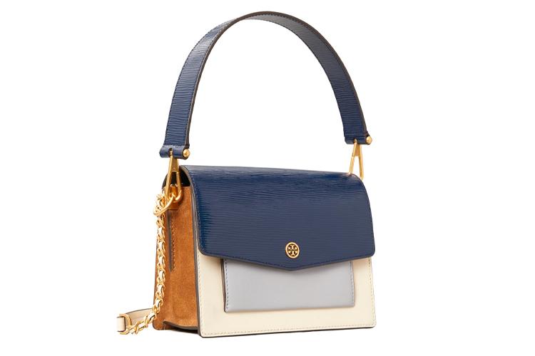 Сумка женская TORY BURCH Robinson кроссбоди морской синий многоцветная