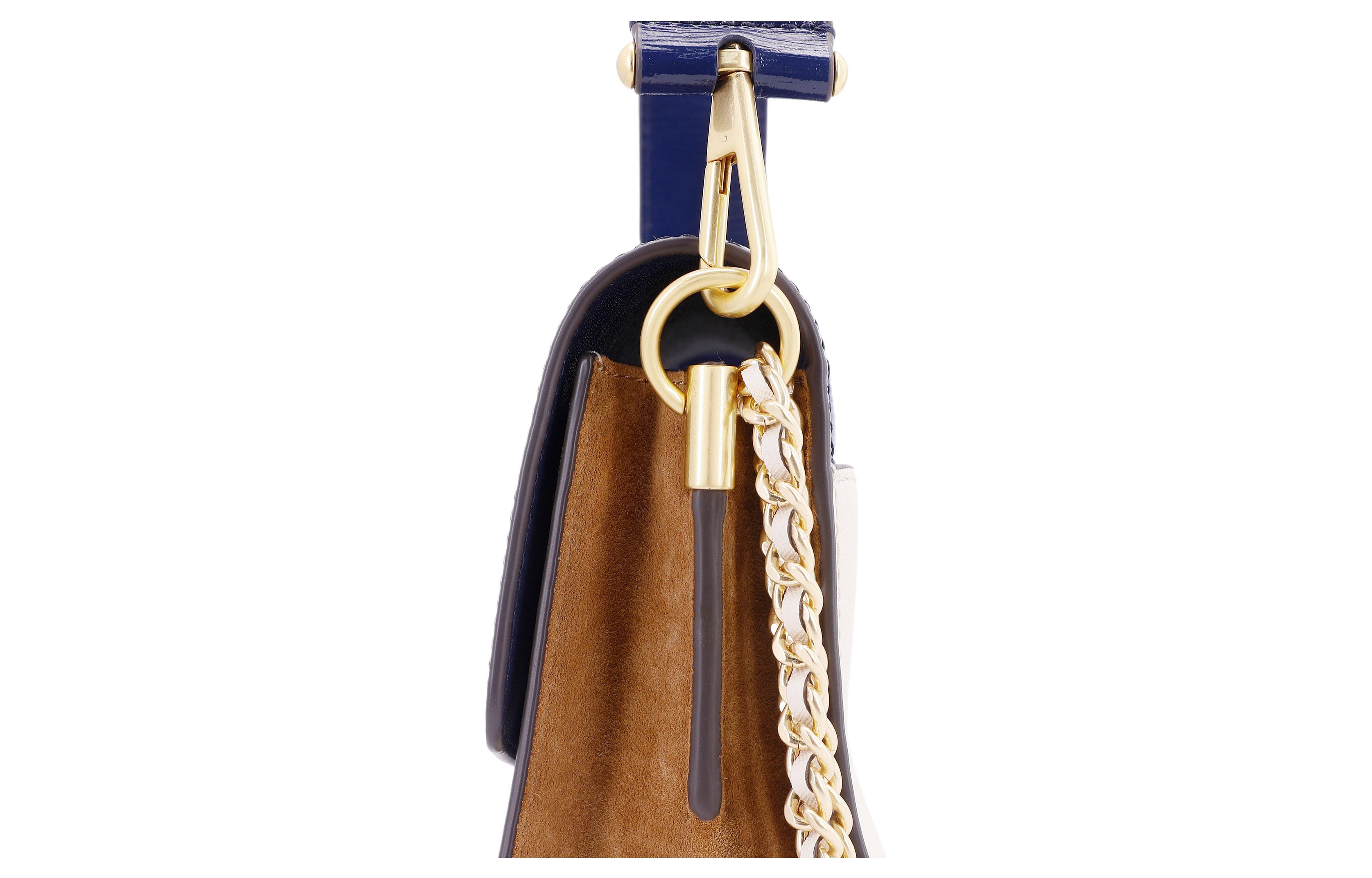 Сумка женская TORY BURCH Robinson кроссбоди морской синий многоцветная