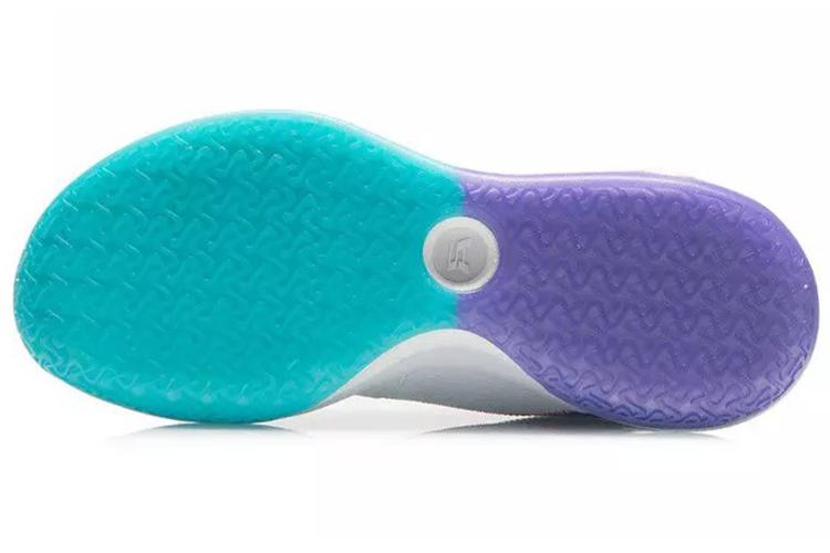 Кроссовки мужские LiNing Yushuai XV белые, синие, фиолетовые, 41 EU