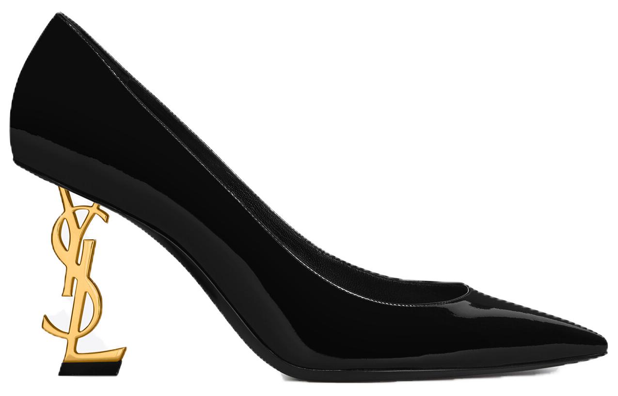 Туфли женские SAINT LAURENT Opyum черные, 35.5 EU