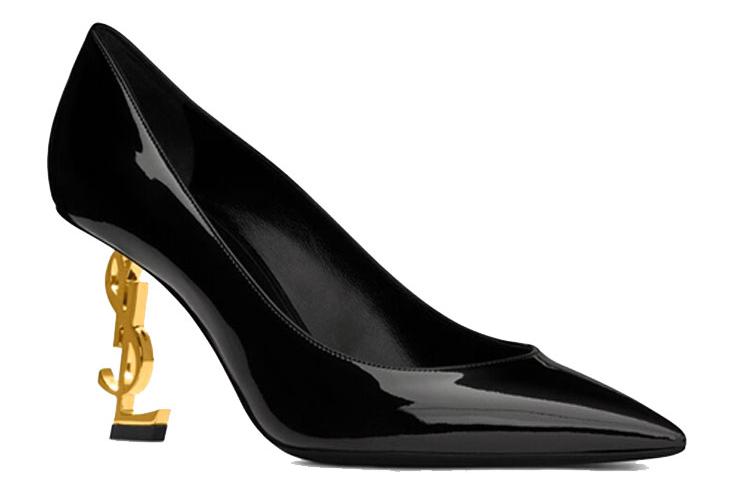 Туфли женские SAINT LAURENT Opyum черные, 35.5 EU