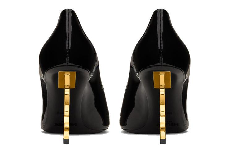 Туфли женские SAINT LAURENT Opyum черные, 35.5 EU