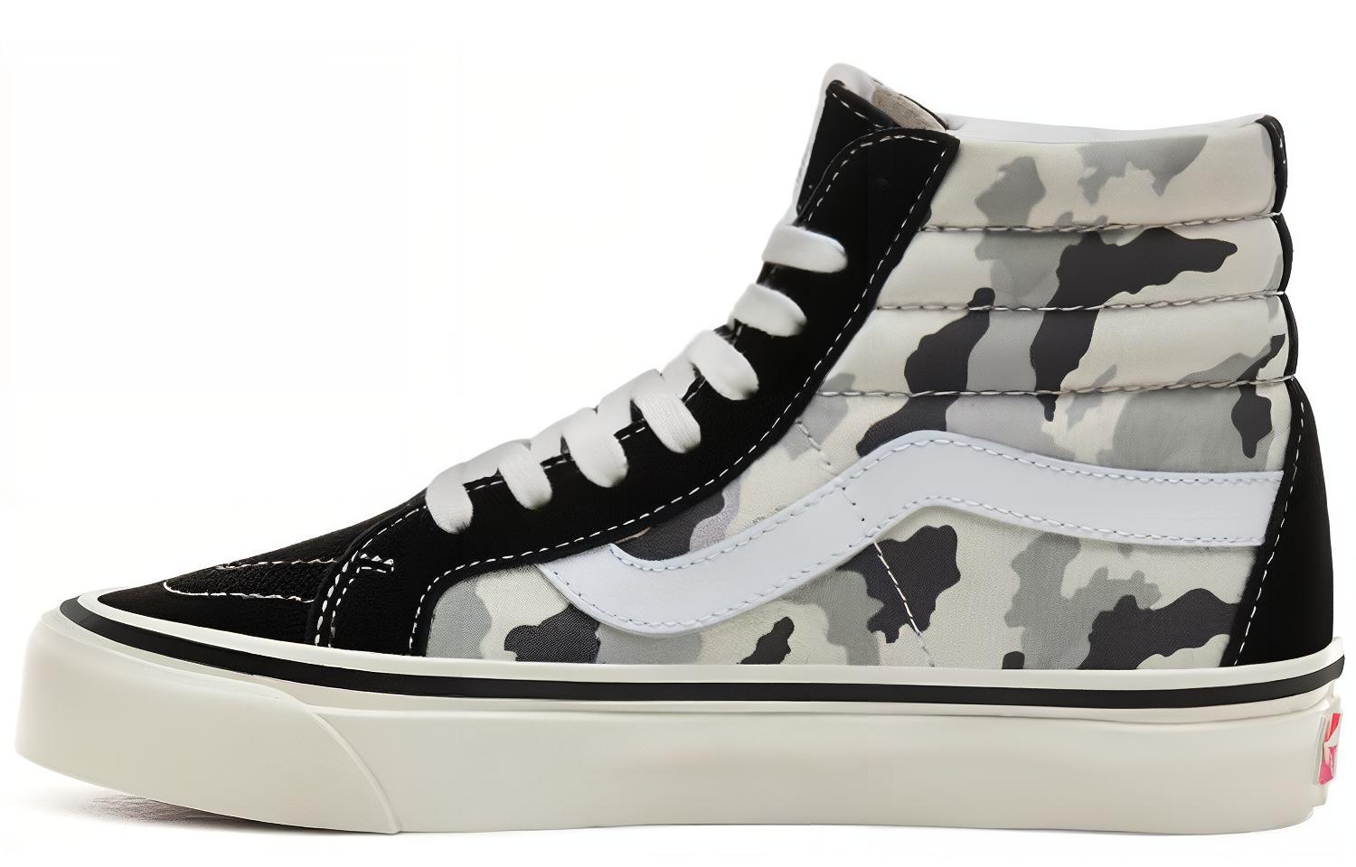 Кеды унисекс Vans SK8 Hi 38 DX Anaheim Factory Camo/Gray