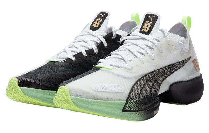 Беговые кроссовки мужские PUMA Fast R Nitro Elite Run 75 белые-черные, 42 EU