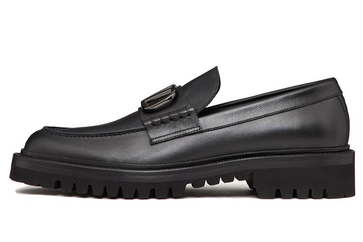 Лоферы мужские Valentino VLogo Plaque Slip On черные