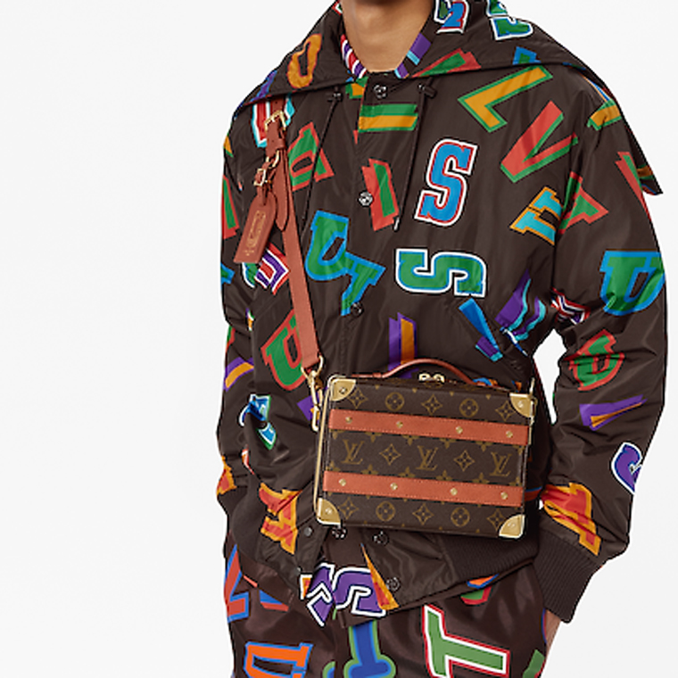 Сумка мужская LOUIS VUITTON X NBA Legacy Handle Trunk, monogram brown