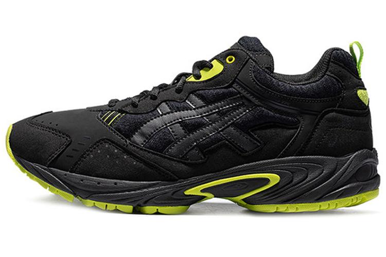 Кроссовки унисекс ASICS Gel 100 Tr черные, зеленые, 42 EU