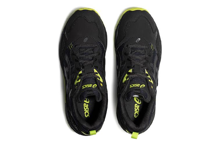 Кроссовки унисекс ASICS Gel 100 Tr черные, зеленые, 42 EU