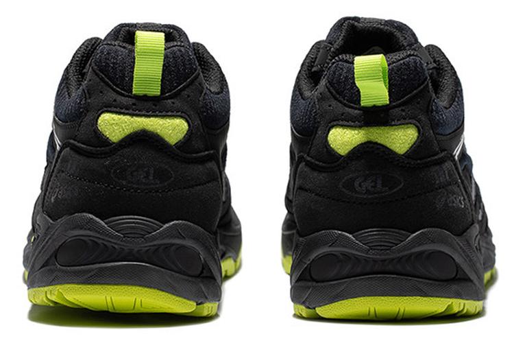 Кроссовки унисекс ASICS Gel 100 Tr черные, зеленые, 42 EU