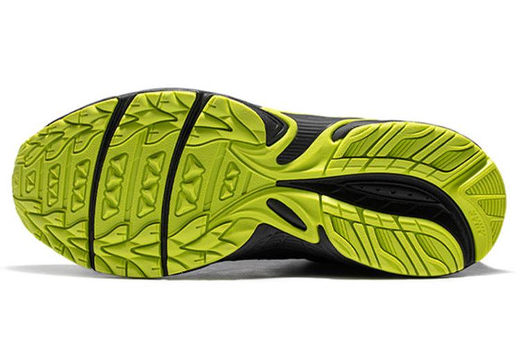 Кроссовки унисекс ASICS Gel 100 Tr черные, зеленые, 42 EU