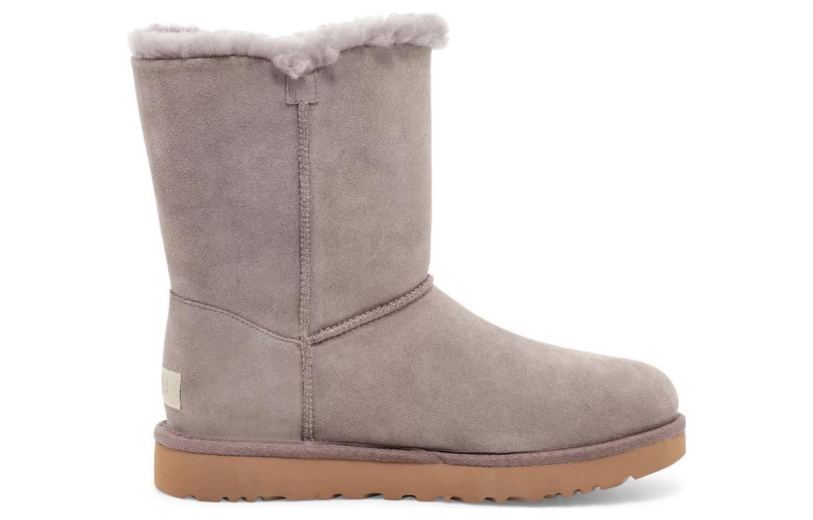 Снежные сапоги женские UGG Bailey Button 2 серые, 36 EU