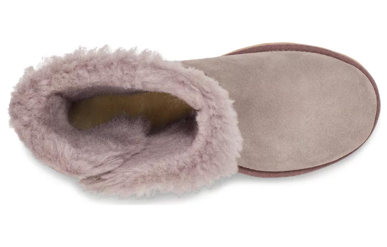Снежные сапоги женские UGG Bailey Button 2 серые, 36 EU