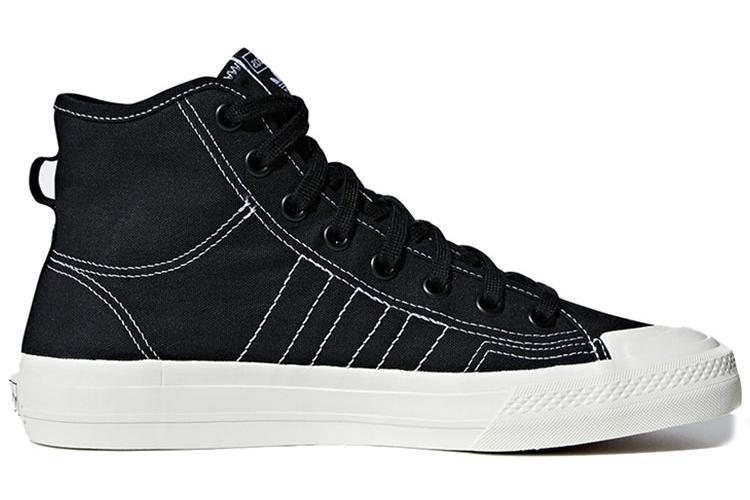 Кроссовки унисекс Adidas Nizza RF Hi черные, 36 2/3 EU