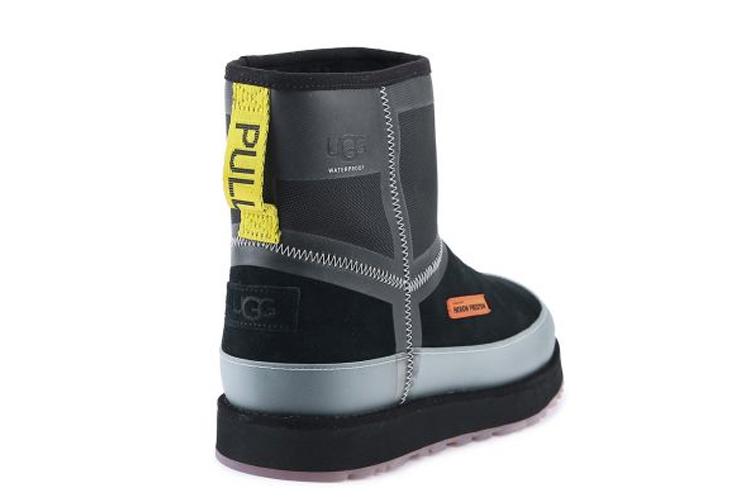 Снеговые сапоги унисекс UGG X Heron Preston 1108769-BLK черные, 36 EU