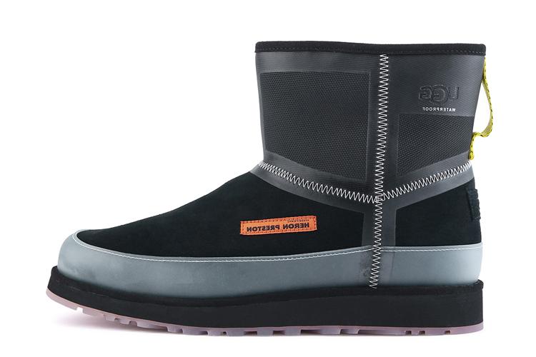 Снеговые сапоги унисекс UGG X Heron Preston 1108769-BLK черные, 36 EU