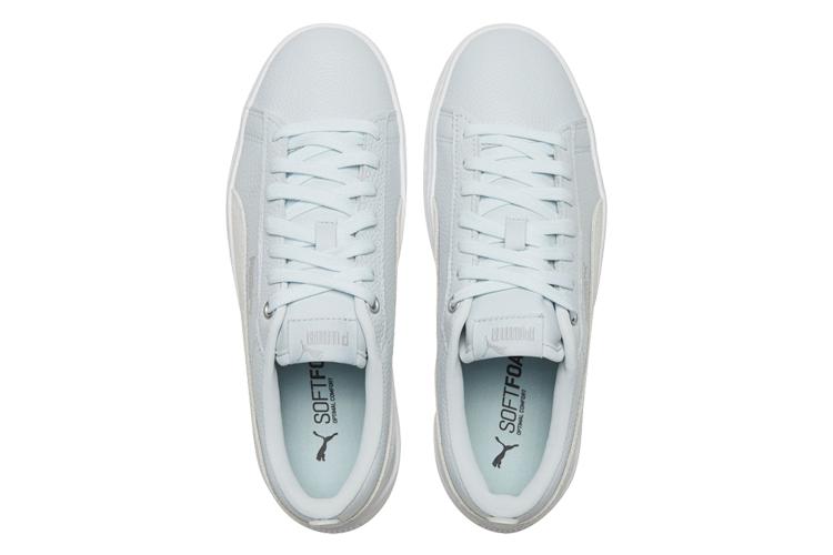 Спортивные кеды женские PUMA Smash Platform L светло-голубые, 39 EU